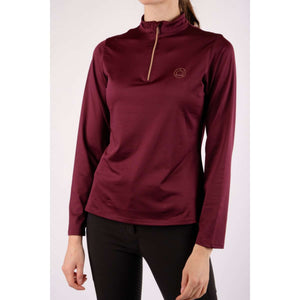 Montar Shirt Everly Rosegold Lange Mouwen Plum Montar Shirt Everly Rosegold Lange Mouwen Plum