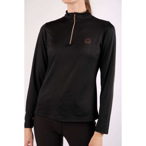 Montar Shirt Everly Rosegold Lange Mouwen Zwart Montar Shirt Everly Rosegold Lange Mouwen Zwart