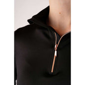 Montar Shirt Everly Rosegold Lange Mouwen Zwart Montar Shirt Everly Rosegold Lange Mouwen Zwart