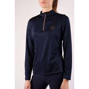 Montar Shirt Everly Rosegold Lange Mouwen Navy Montar Shirt Everly Rosegold Lange Mouwen Navy
