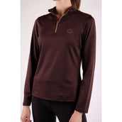 Montar Shirt Everly Rosegold Lange Mouwen Bruin Montar Shirt Everly Rosegold Lange Mouwen Bruin