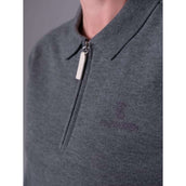 PS of Sweden Poloshirt Olivia Dark Grey Melange PS of Sweden Poloshirt Olivia Dark Grey Melange