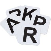 Shires Bakletters Sticker White Shires Bakletters Sticker White