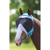 Shires Vliegenmasker met Ooruitsparing Teal Shires Vliegenmasker met Ooruitsparing Teal