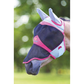 Shires Vliegenmasker Air Motion met Oren en Neus Roze Shires Vliegenmasker Air Motion met Oren en Neus Roze