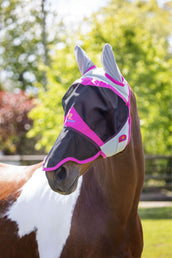 Shires Vliegenmasker Air Motion met Oren en Neus Roze Shires Vliegenmasker Air Motion met Oren en Neus Roze
