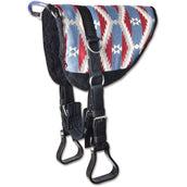 Waldhausen Bareback Pad Blauw/Rood Waldhausen Bareback Pad Blauw/Rood