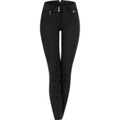 ELT Rijbroek Micro Sport High Waist Silicoon Zwart ELT Rijbroek Micro Sport High Waist Silicoon Zwart