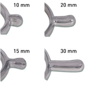 Waldhausen Knopsporen Crystal Dames Wit Waldhausen Knopsporen Crystal Dames Wit