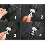 Waldhausen Veiligheidssluiting Safe-Gum Zilvergrijs Waldhausen Veiligheidssluiting Safe-Gum Zilvergrijs