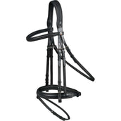 Waldhausen Trenshoofdstel X-Line Supersoft Engels Gecombineerd Zwart Waldhausen Trenshoofdstel X-Line Supersoft Engels Gecombineerd Zwart