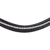 Waldhausen Trenshoofdstel X-Line Supersoft Glam Engels Gecombineerd Zwart Waldhausen Trenshoofdstel X-Line Supersoft Glam Engels Gecombineerd Zwart