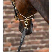 Waldhausen Halstertouw Royal met Musketonhaak Zwart Waldhausen Halstertouw Royal met Musketonhaak Zwart