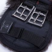 Werner Christ Dressuursingel Anatomic met Bont Bruin/Bruin Werner Christ Dressuursingel Anatomic met Bont Bruin/Bruin