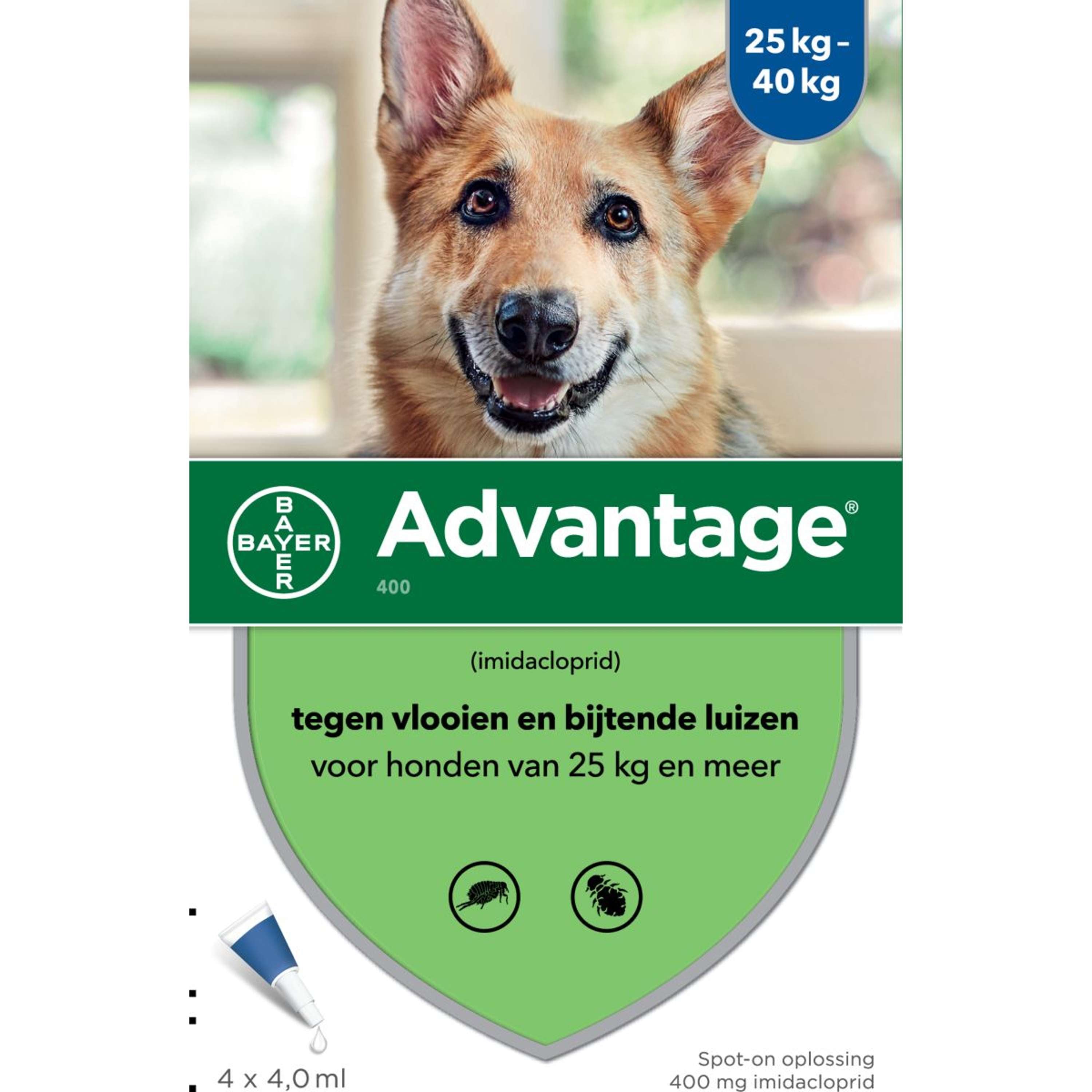 Advantage 400 Spot-On Hond 25-40kg - Main Image