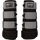 ANKY 3-in-1 Beenbeschermer 3D Mesh Black/Steel Grey ANKY 3-in-1 Beenbeschermer 3D Mesh Black/Steel Grey
