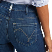 Ariat Jeans Real Perfect Rise Abby Straight Dames Mackenzie Blue Ariat Jeans Real Perfect Rise Abby Straight Dames Mackenzie Blue