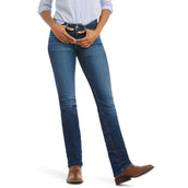Ariat Jeans Real Perfect Rise Abby Straight Dames Mackenzie Blue Ariat Jeans Real Perfect Rise Abby Straight Dames Mackenzie Blue