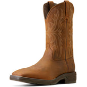Ariat Western Boot Ridgeback Heren Oily Distressed Tan Ariat Western Boot Ridgeback Heren Oily Distressed Tan