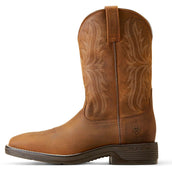 Ariat Western Boot Ridgeback Heren Oily Distressed Tan Ariat Western Boot Ridgeback Heren Oily Distressed Tan