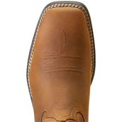 Ariat Western Boot Ridgeback Heren Oily Distressed Tan Ariat Western Boot Ridgeback Heren Oily Distressed Tan