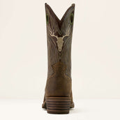 Ariat Westernlaarzen Hybrid Roughstock Antler Heren Wild Taupe/Espresso Ariat Westernlaarzen Hybrid Roughstock Antler Heren Wild Taupe/Espresso