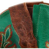 Ariat Westernlaarzen Round Up Stretchfit Dames Arizona Brown/Aged Jade Ariat Westernlaarzen Round Up Stretchfit Dames Arizona Brown/Aged Jade
