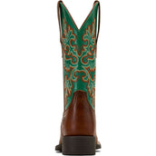 Ariat Westernlaarzen Round Up Stretchfit Dames Arizona Brown/Aged Jade Ariat Westernlaarzen Round Up Stretchfit Dames Arizona Brown/Aged Jade