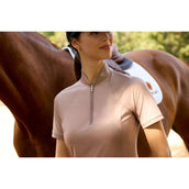 Ariat T-Shirt Breathe 1/2 Zip Dames Sepia Rose Ariat T-Shirt Breathe 1/2 Zip Dames Sepia Rose