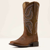 Ariat Westernlaarzen Cattle Caite Dames Distressed Brown/Adobe Clay Ariat Westernlaarzen Cattle Caite Dames Distressed Brown/Adobe Clay