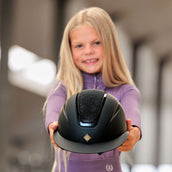 Imperial Riding Cap IRHOlania Deluxe Big Visor Zwart Glitter Imperial Riding Cap IRHOlania Deluxe Big Visor Zwart Glitter