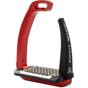 Acavallo Stijgbeugels REL-X Easy Rood/Zwart Acavallo Stijgbeugels REL-X Easy Rood/Zwart