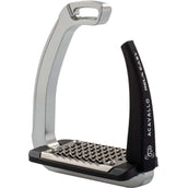 Acavallo Stijgbeugels REL-X Easy Aluminium/Zwart Acavallo Stijgbeugels REL-X Easy Aluminium/Zwart