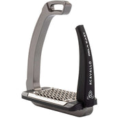 Acavallo Stijgbeugels REL-X Easy Titanium/Zwart Acavallo Stijgbeugels REL-X Easy Titanium/Zwart