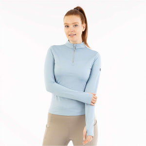 BR Pullover AW25 Half-Zip Jara Dames Ashley Blue BR Pullover AW25 Half-Zip Jara Dames Ashley Blue