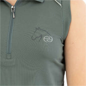 BR Poloshirt Eevolv Ilona Mouwloos Balsam Green BR Poloshirt Eevolv Ilona Mouwloos Balsam Green