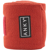 ANKY Bandages ATB232001 Fleece Dark Scarlet ANKY Bandages ATB232001 Fleece Dark Scarlet