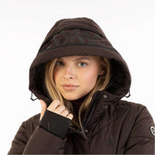 ANKY Lange Jas AW25 Puffer Chocolate Torte ANKY Lange Jas AW25 Puffer Chocolate Torte