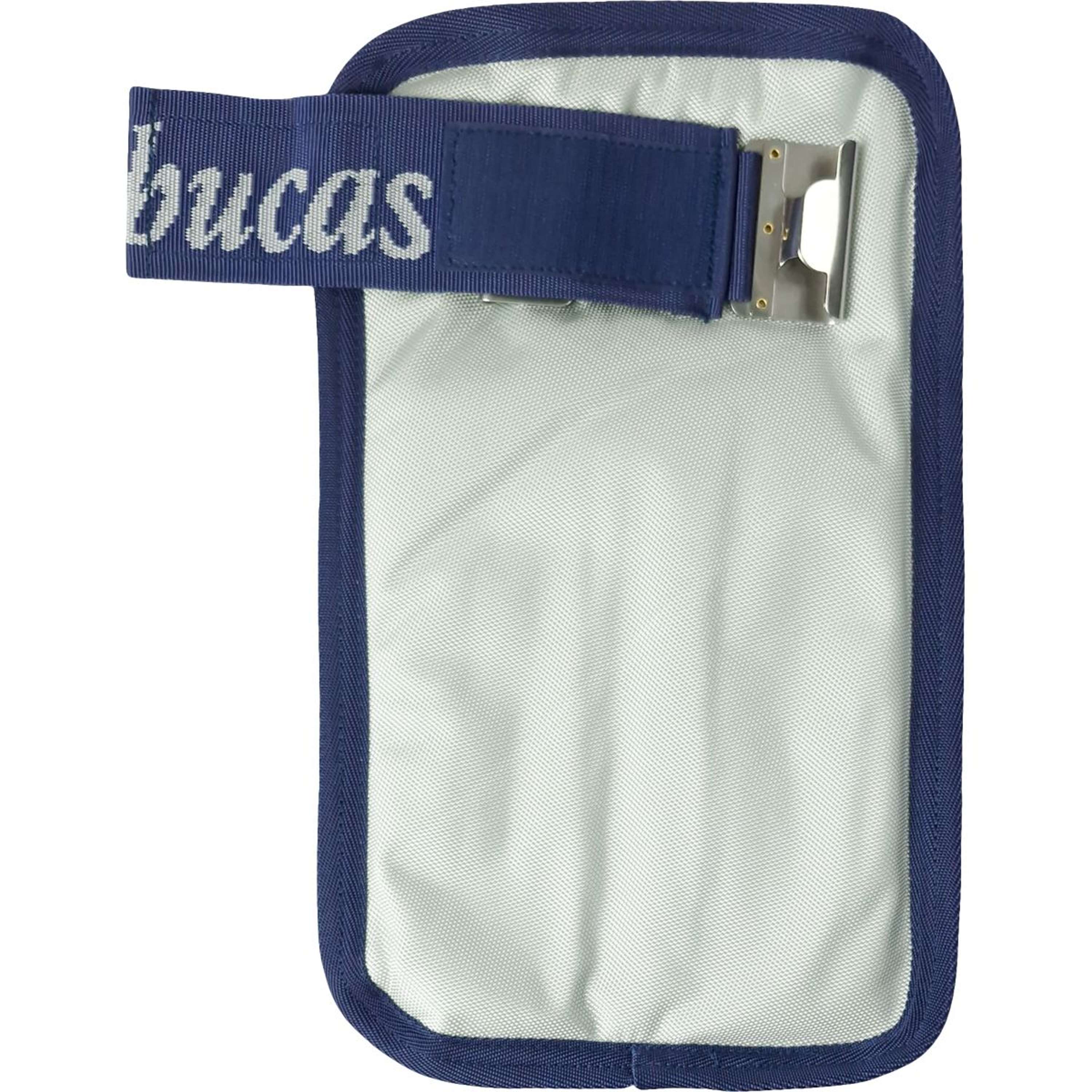 Bucas Internal Surcingle – Sangles Élastiques Avec Mousqueton Argent/Noir – Extension Bauchlatz Pour Couverture Anti-Mouches