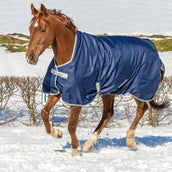 Bucas Freedom Turnout High Neck 150g Navy/Silver Bucas Freedom Turnout High Neck 150g Navy/Silver