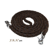 F.R.A. Teugels Jack Leer Gevlochten Zwart F.R.A. Teugels Jack Leer Gevlochten Zwart