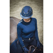 Charles Owen Cap Kylo Sparkly Wide Peak MIPS Navy Gloss/Pewter Charles Owen Cap Kylo Sparkly Wide Peak MIPS Navy Gloss/Pewter