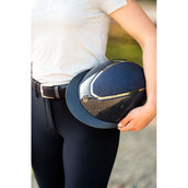 Charles Owen Cap Kylo Sparkly Wide Peak Navy Gloss/Pewter Charles Owen Cap Kylo Sparkly Wide Peak Navy Gloss/Pewter