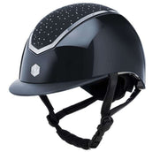 Charles Owen Cap Kylo Crystal Navy Gloss/Silver Charles Owen Cap Kylo Crystal Navy Gloss/Silver