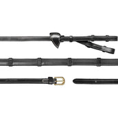 Dyon Teugels Converter Rubber 1/2 met Leren Stops Zwart Dyon Teugels Converter Rubber 1/2 met Leren Stops Zwart