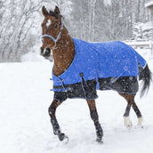 EQUITHÈME Outdoordeken Tyrex Aisance 1200D 300g Blauw/Zwart EQUITHÈME Outdoordeken Tyrex Aisance 1200D 300g Blauw/Zwart