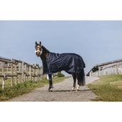 EQUITHÈME Outdoordeken Classic 1200D High Neck 200g Navy EQUITHÈME Outdoordeken Classic 1200D High Neck 200g Navy