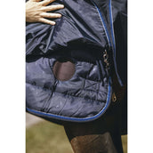 EQUITHÈME Outdoordeken Classic 1200D High Neck 200g Navy EQUITHÈME Outdoordeken Classic 1200D High Neck 200g Navy