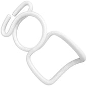 Hippotonic Balkenhouder Plastic Wit. Hippotonic Balkenhouder Plastic Wit.