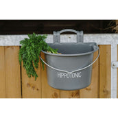 Hippotonic Voerbak met Hengsel Donkergrijs Hippotonic Voerbak met Hengsel Donkergrijs